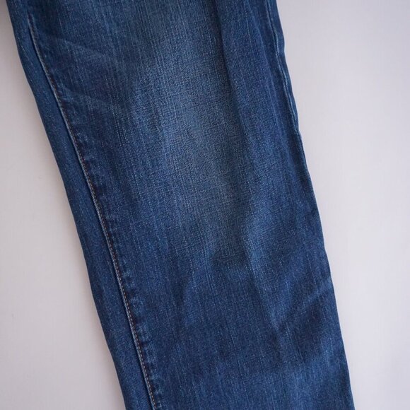 Abercrombie & Fitch Dark Wash Classic Straight Bootcut Blue Denim Jeans 32X32 - Picture 8 of 15